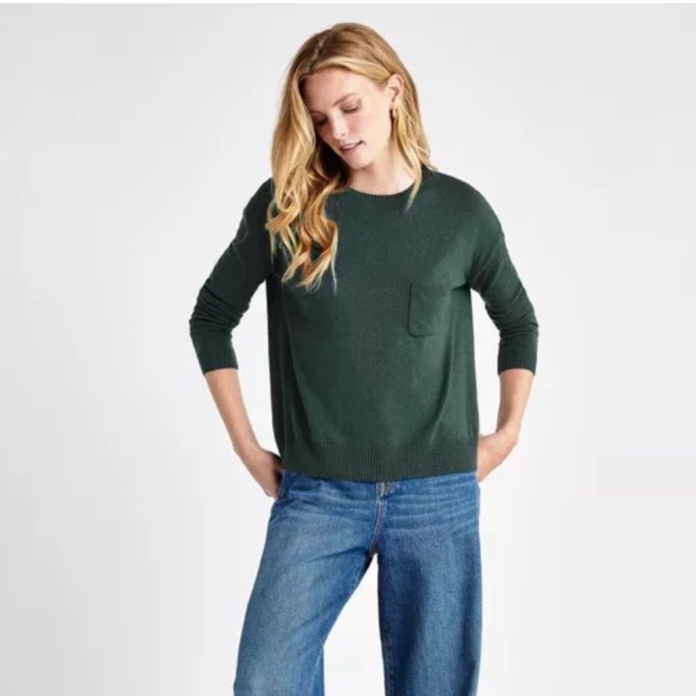 NWT Splendid Caroline Sweater Green